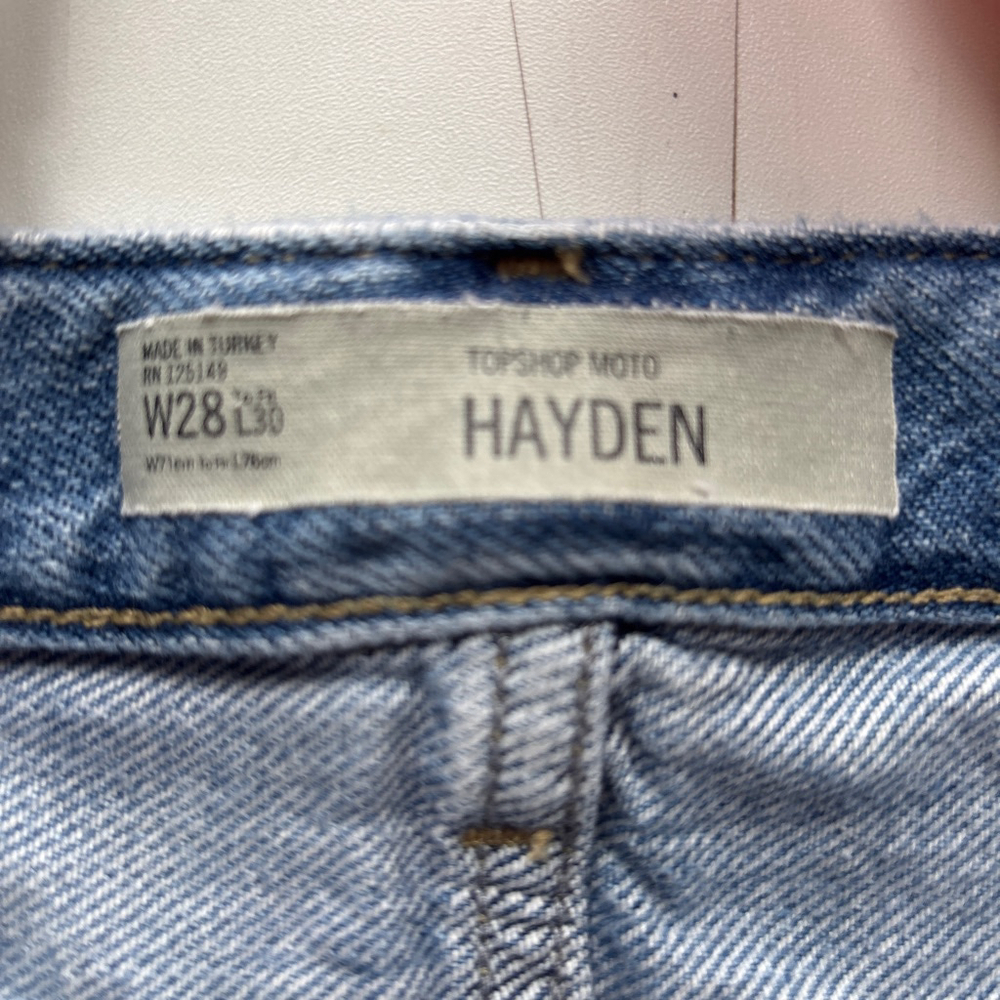 TopShop Moto Womern Distressed Jeans HAYDEN Size 28 - Picture 3 of 7